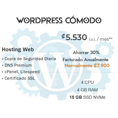 Web Hosting Professional WordPress Comodo