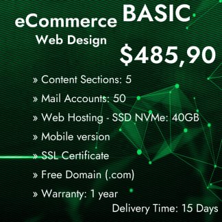 Website Design Ecommerce Basic